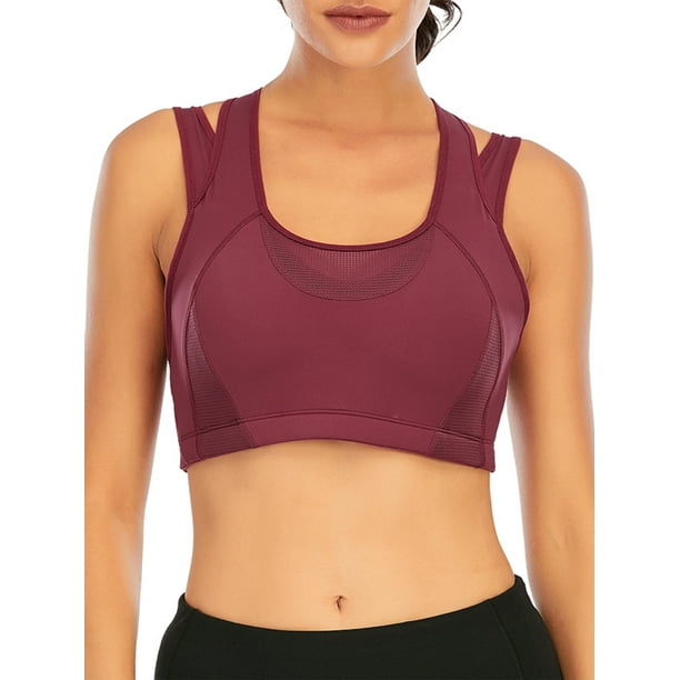 Women Racerback Sports Bras High Impact Workout Yoga Gym Fitness Bra Women Racerback Sports Bras High Impact Workout Yoga Gym Fitness Bra